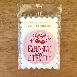 SIMPLY SOUTHERN NWT Ceramic Car Coaster, Expensive and Difficult